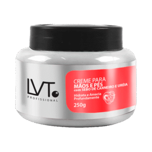 Creme para Mãos e Pés LVT. Sebo de Carneiro e Uréia 250g