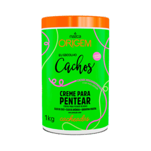 Creme para Pentear Origem Eu Escolho Cachos 2em1 Cacheadas 1000g