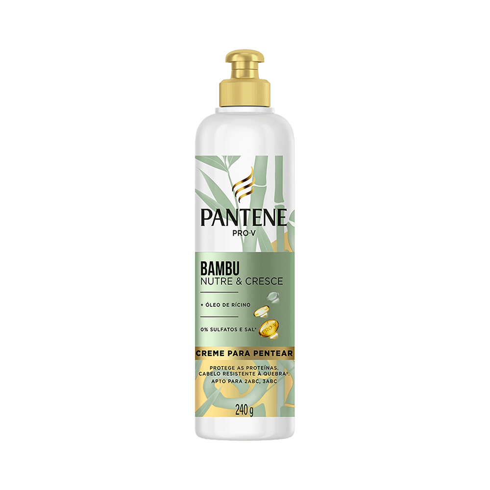 Creme para Pentear Pantene Bambu Nutre & Cresce 240g