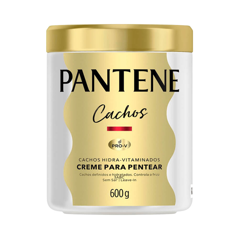 Creme para Pentear Pantene Cachos Hidra-Vitaminados 600g