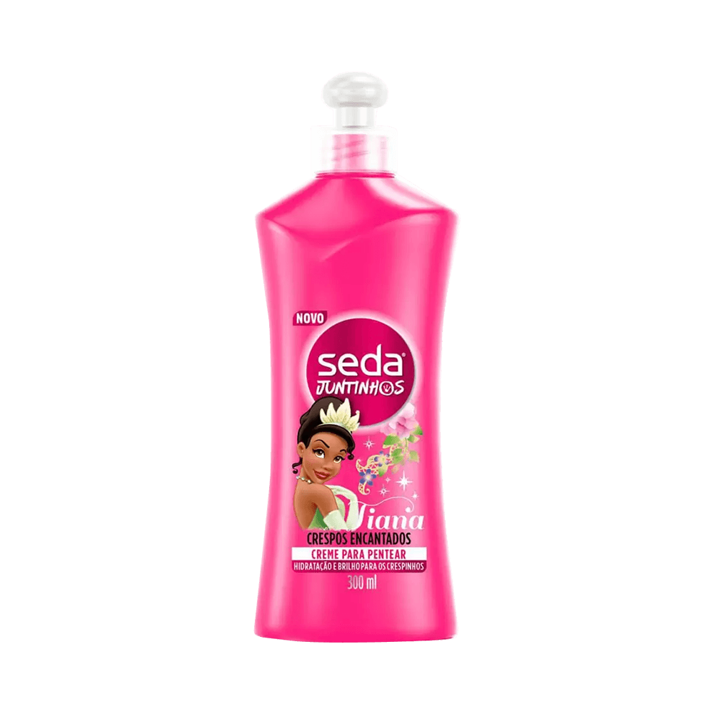 Creme para Pentear Seda Juntinhos Tiana Crespos Encantados 300ml