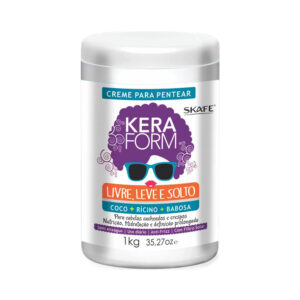 Creme para Pentear Skafe Keraform Livre, Leve e Solto 1000g
