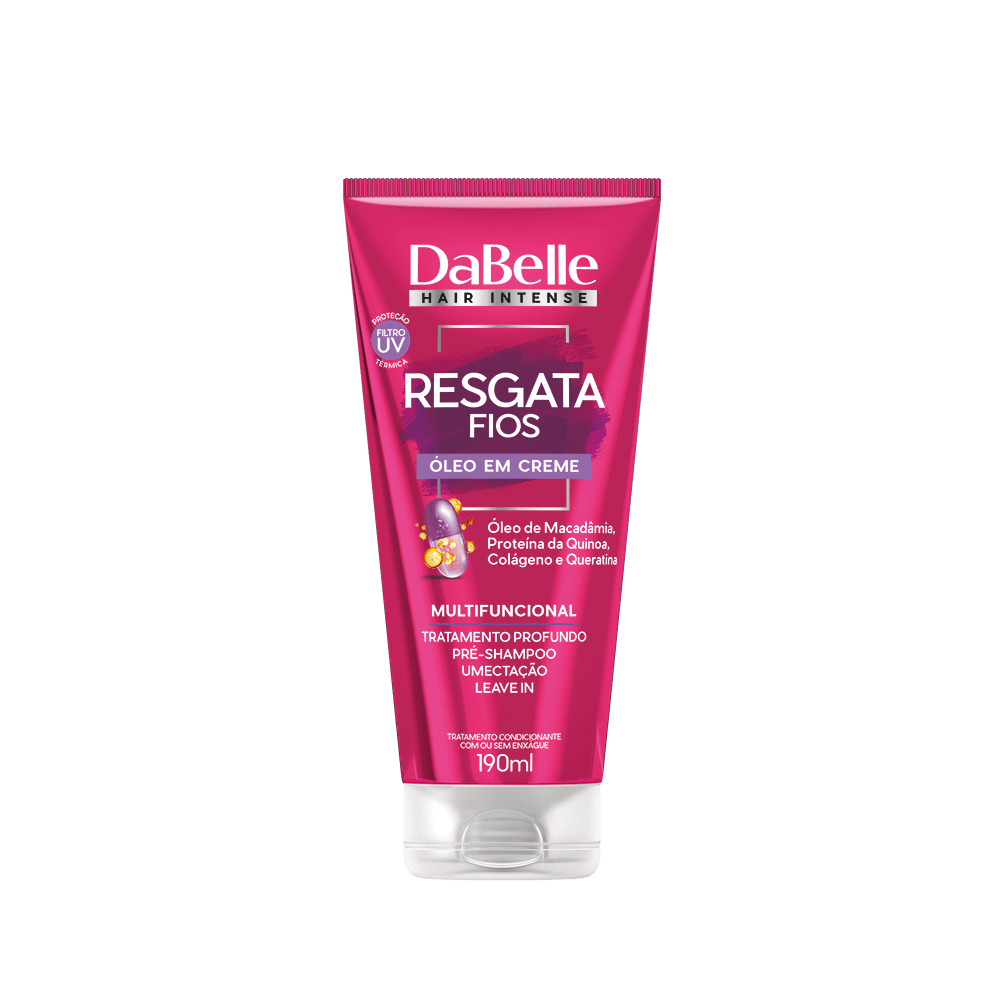 Óleo em Creme DaBelle Hair Intense Resgata Fios 190ml