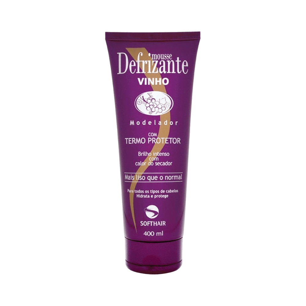 Defrizante Soft Hair Vinho 400ml