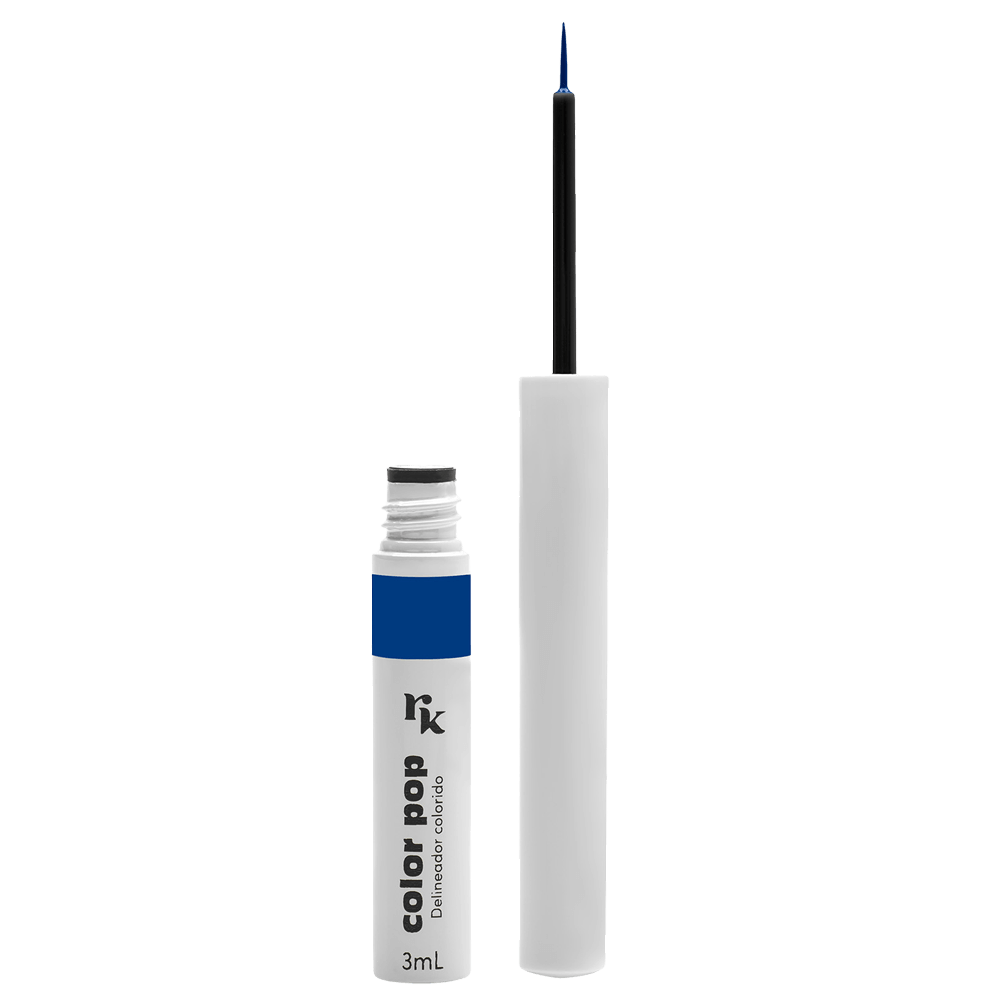 Delineador Colorido Kiss New York Color Pop Azul