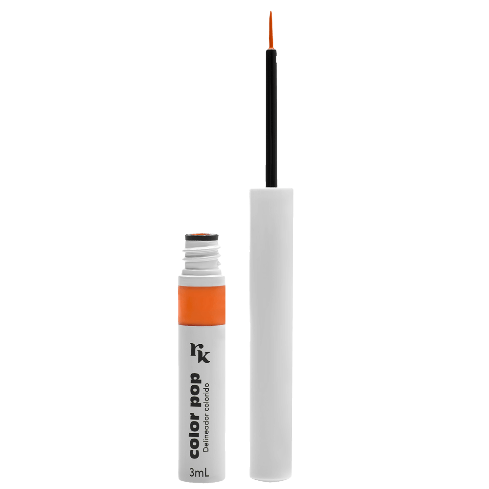 Delineador Colorido Kiss New York Color Pop Laranja