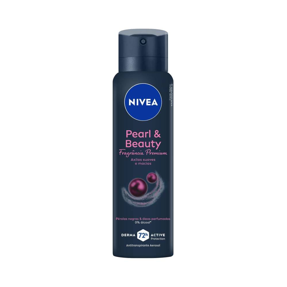 Desodorante Aerosol Black Pearl & Beauty Fragrância Premium 150ml