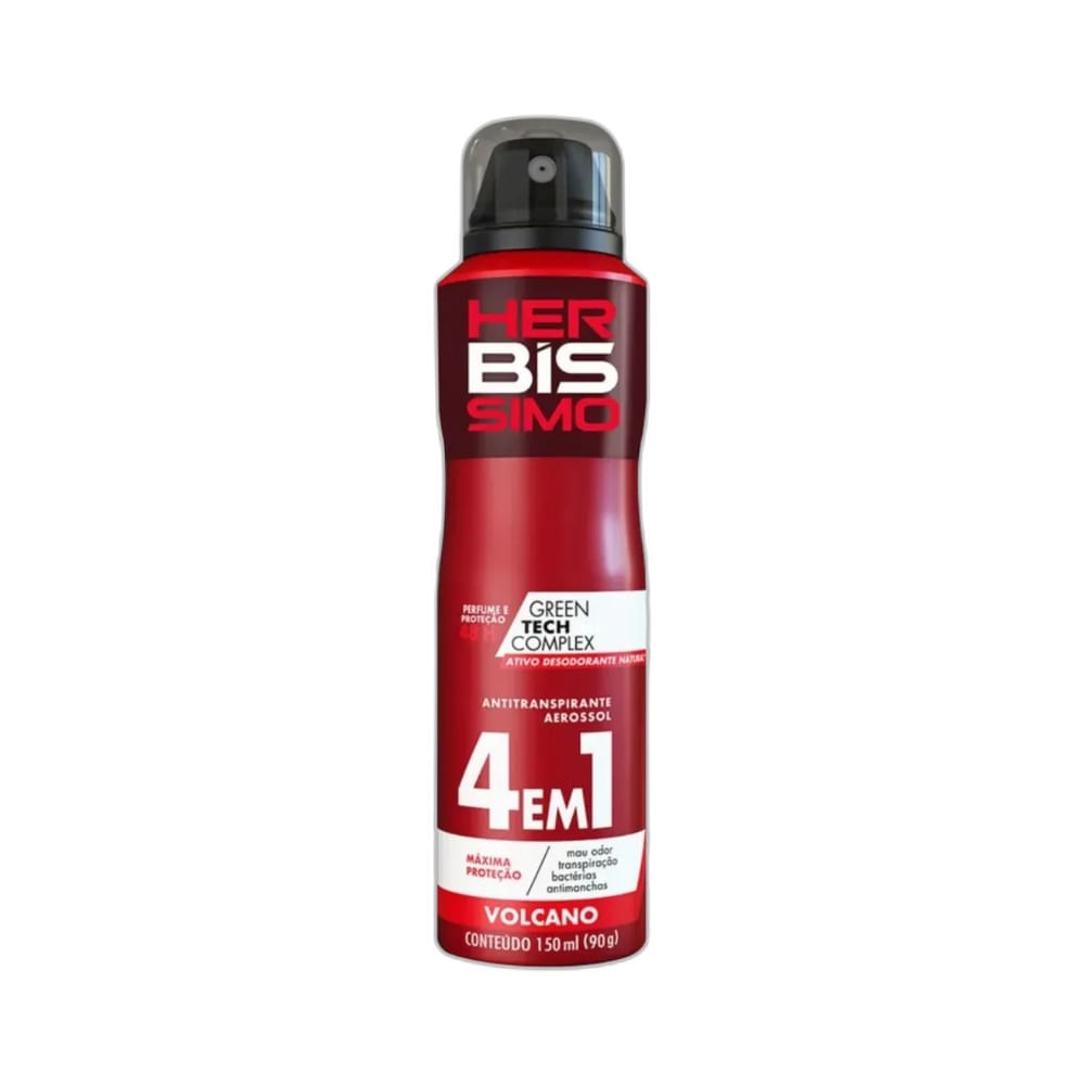 Desodorante Aerosol Herbíssimo 4 em 1 Vulcano 150ml