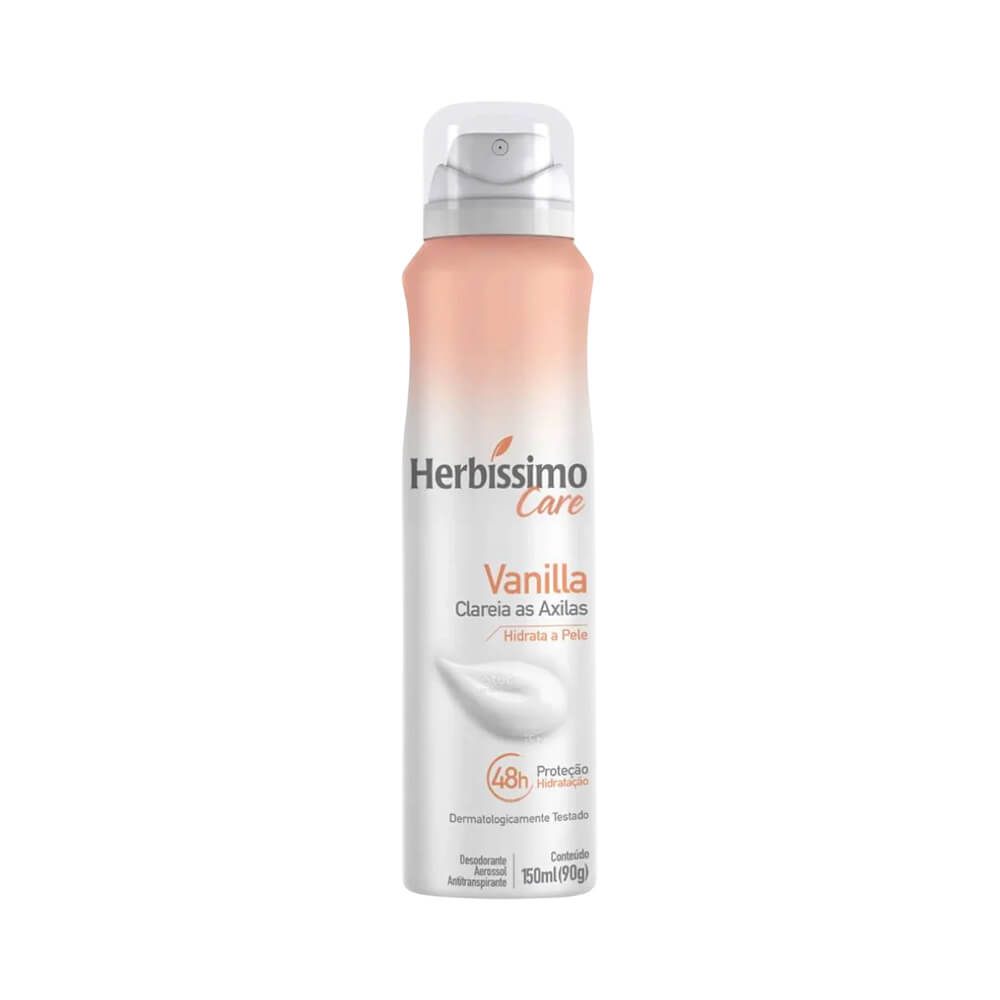 Desodorante Aerosol Herbíssimo Care Vanilla 150ml