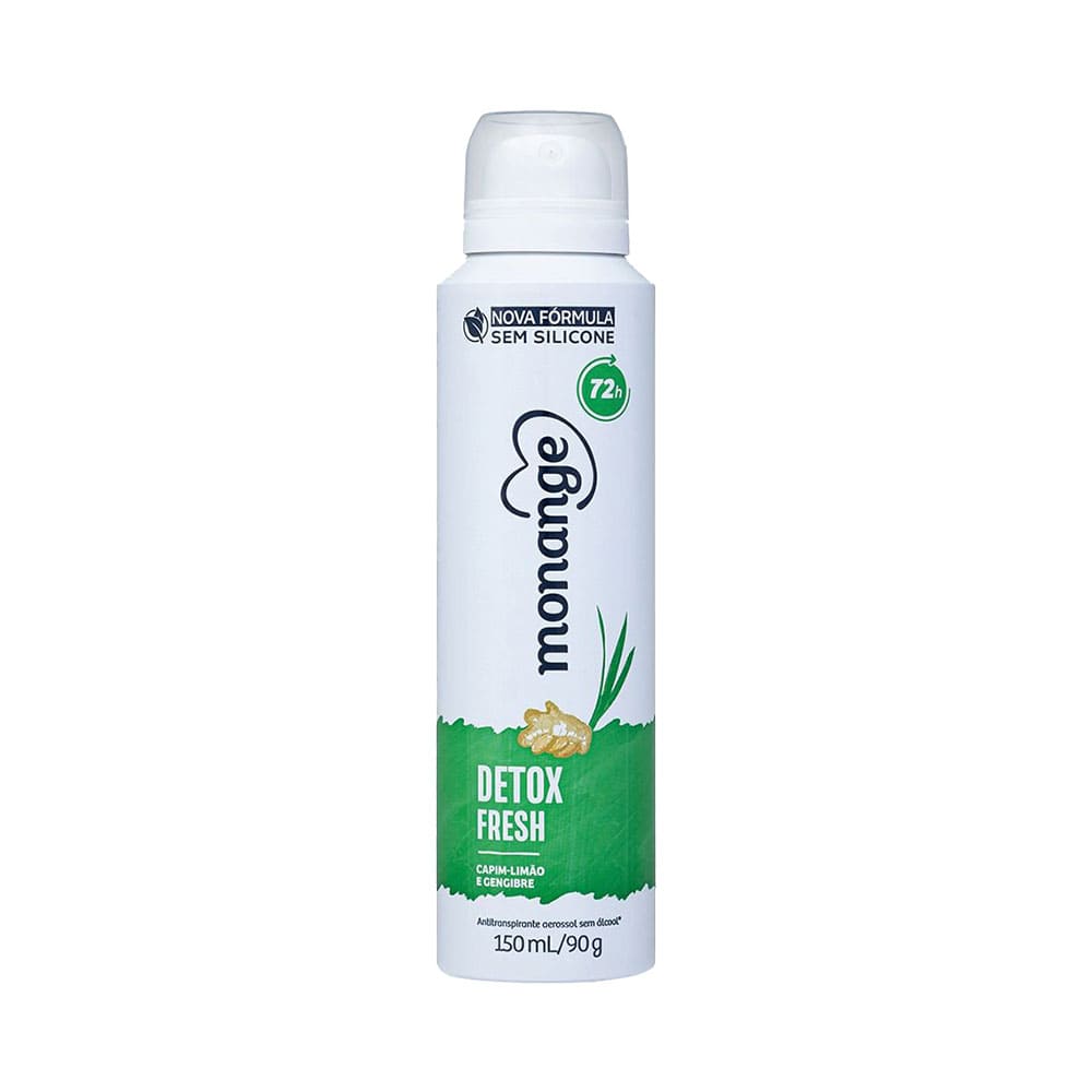 Desodorante Aerosol Monange Detox Fresh 150ml
