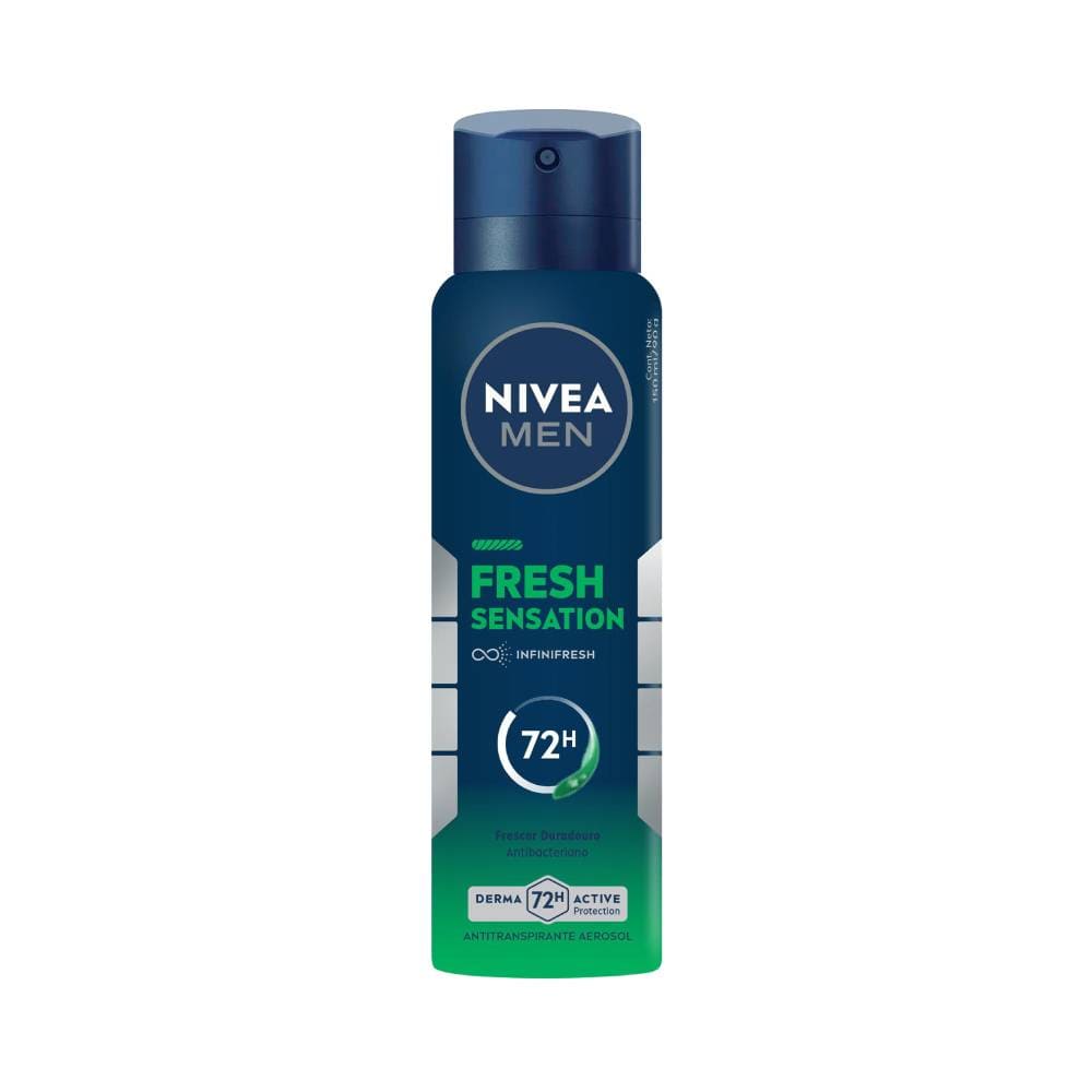 Desodorante Antitranspirante NIVEA MEN Aerossol Fresh Sensation 150ml