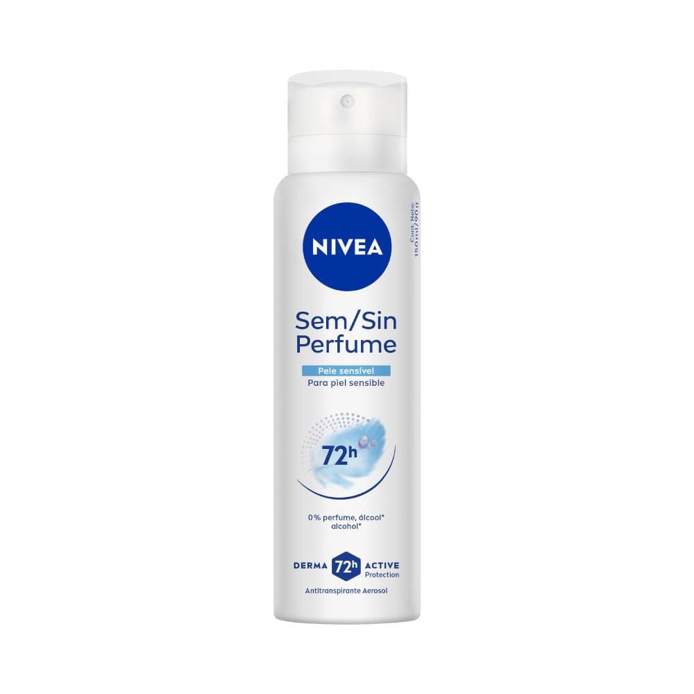 Desodorante Antitranspirante Nivea Aerossol Sem Perfume 150ml