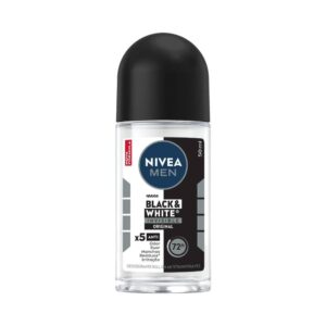 Desodorante Antitranspirante Roll-on NIVEA Invisible for Black & White 50ml