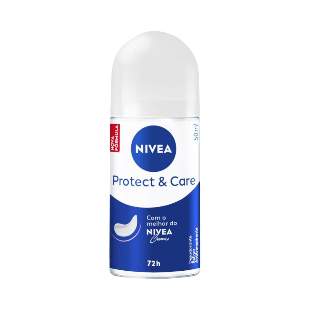 Desodorante Antitranspirante Roll-on NIVEA Protect & Care 50ml