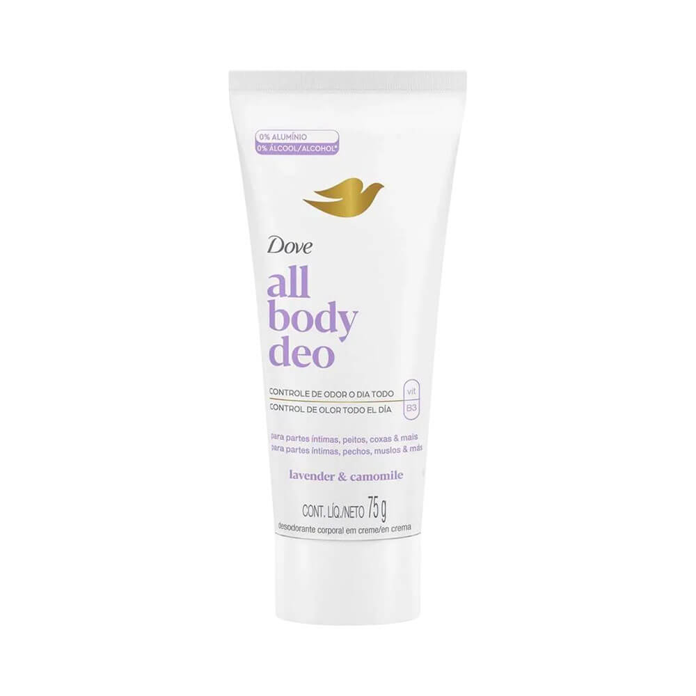 Desodorante Creme Dove All Body Deo Lavander e Camomile 75g