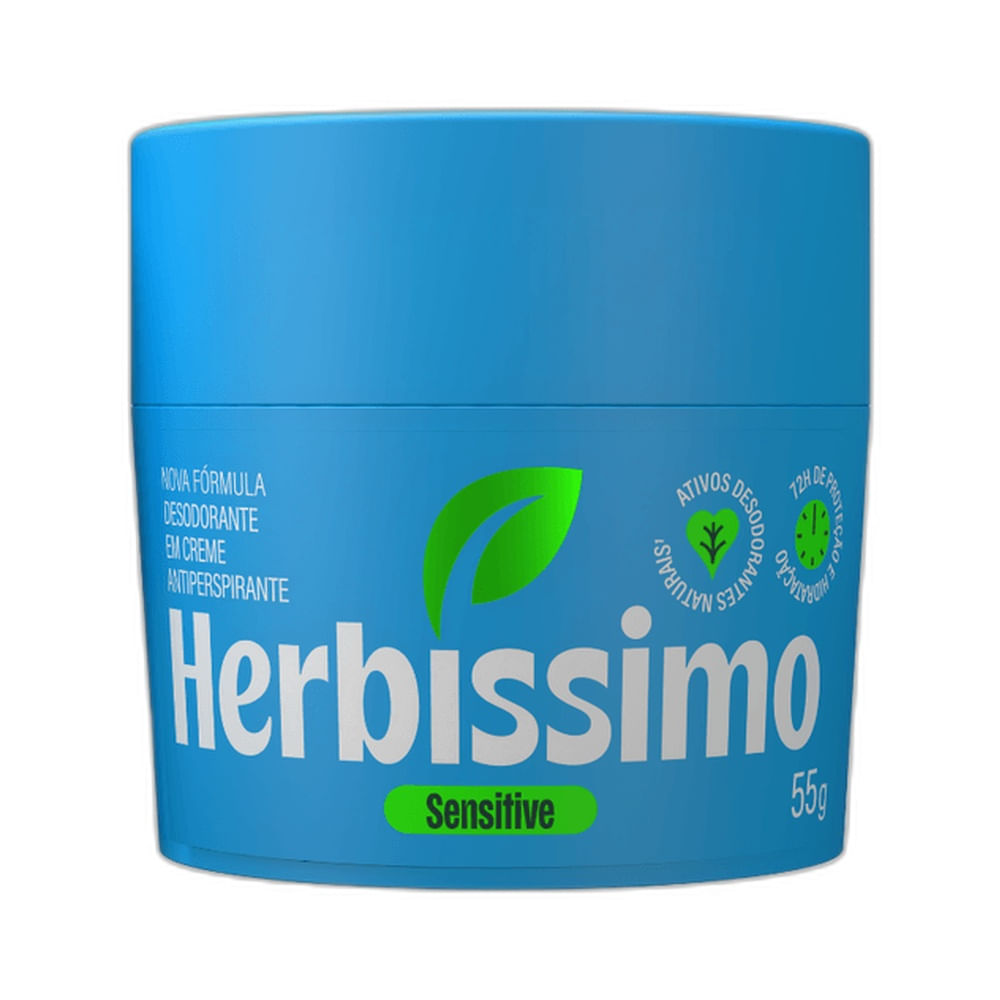 Desodorante Creme Herbíssimo Sensitive 55g