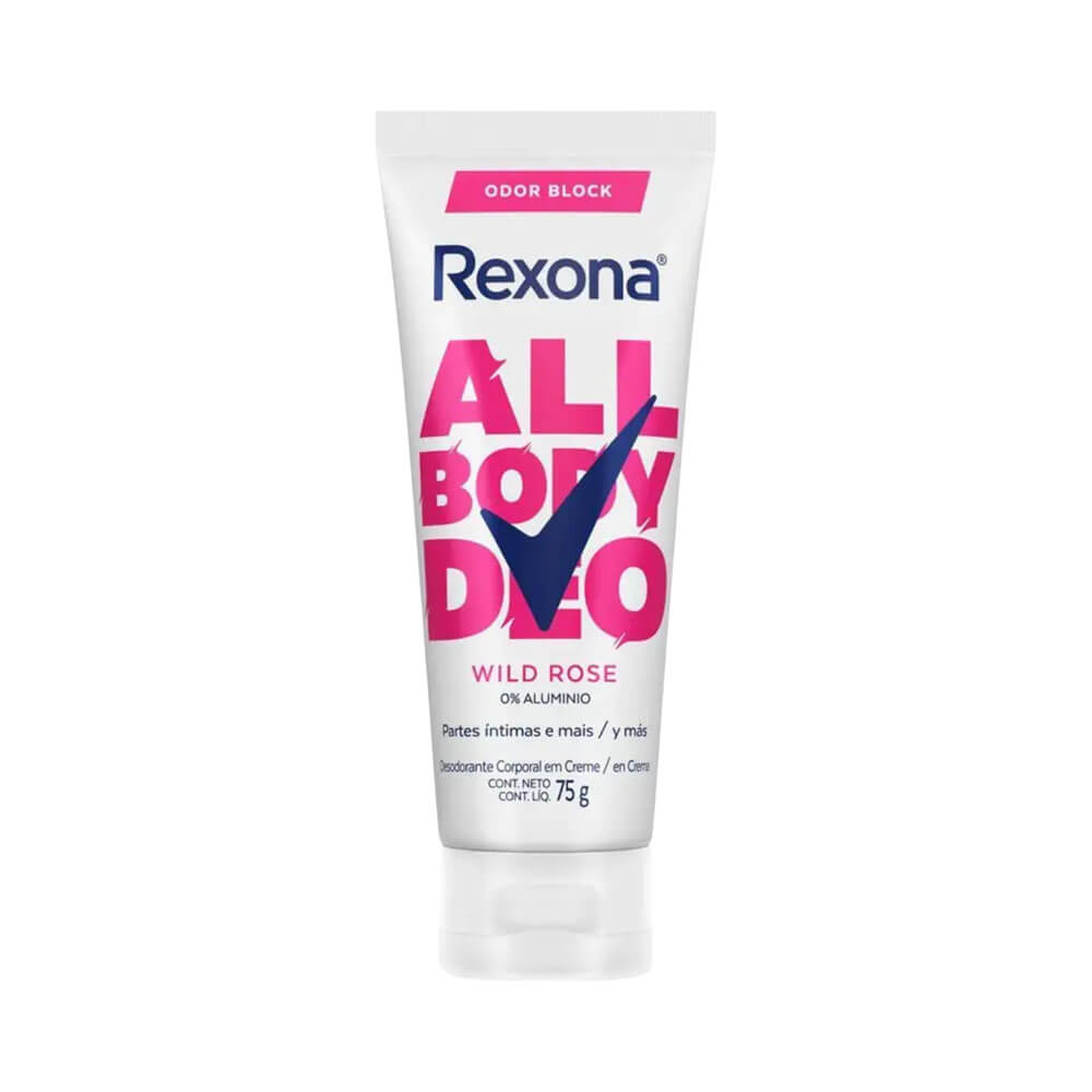 Desodorante Creme Rexona All Body Deo Wild Rose 75g