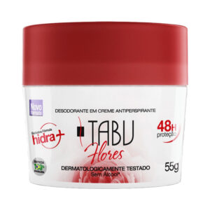 Desodorante Creme Tabu Flores 55g