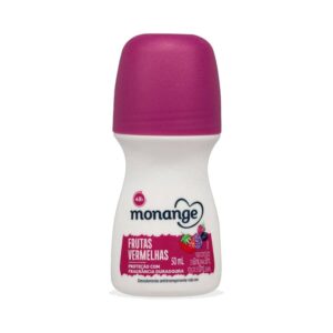 Desodorante Monange Frutas Vermelhas Roll-on Antitranspirante Feminino 50ml
