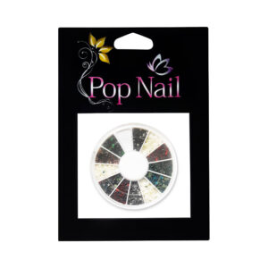 Disco de Strass e Adorno Pop Nail