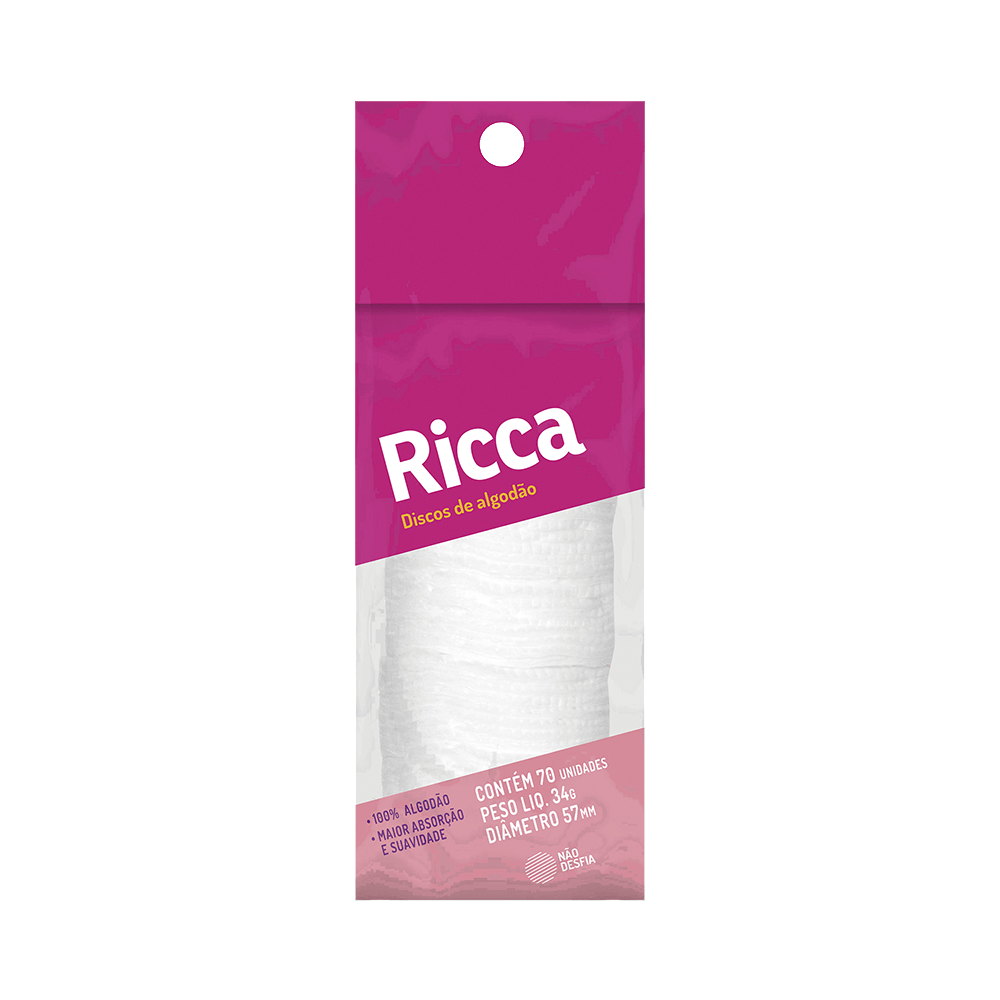 Discos de Algodão Ricca (0570)