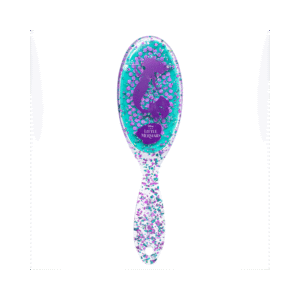 Escova Raquete Marco Boni Oval Disney Sereia Glitter