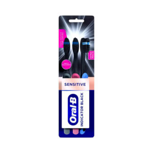 Escova Dental Oral B Indicator Black Sensitive 3 Unidades