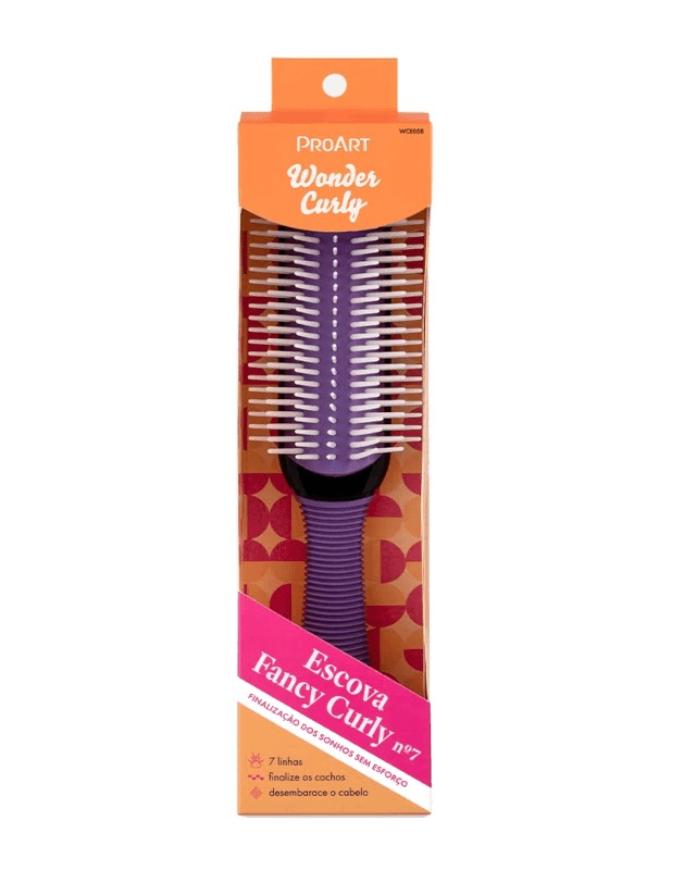 Escova ProArt Fancy Curly nº 7 Roxa