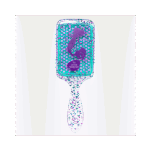 Escova Marco Boni Raquete Glitter Almofadada Disney Sereia
