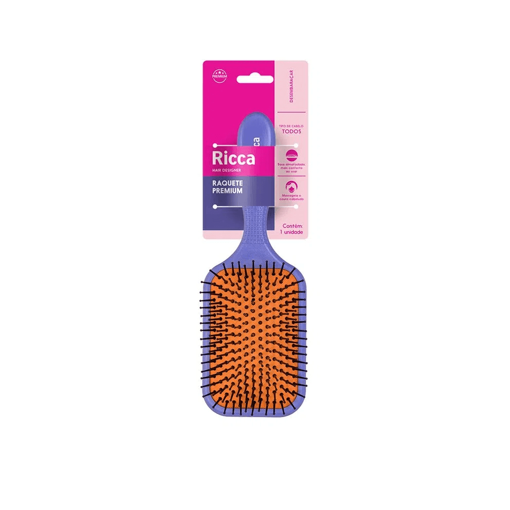 Escova Ricca Raquete Premium