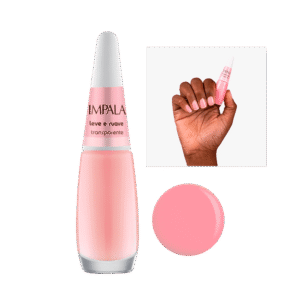 Esmalte Impala Transparente A Cor da Sua Moda Leve e Suave