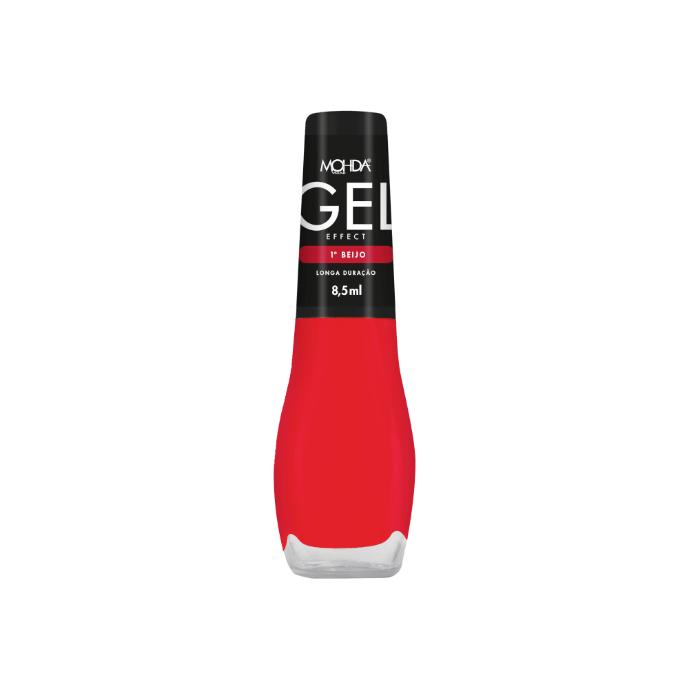 Esmalte Mohda Efeito Gel 1 Beijo
