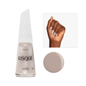 Esmalte Risqué Cintilante Platino