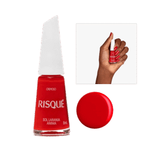 Esmalte Risqué Coloridos Sol Laranja Anima