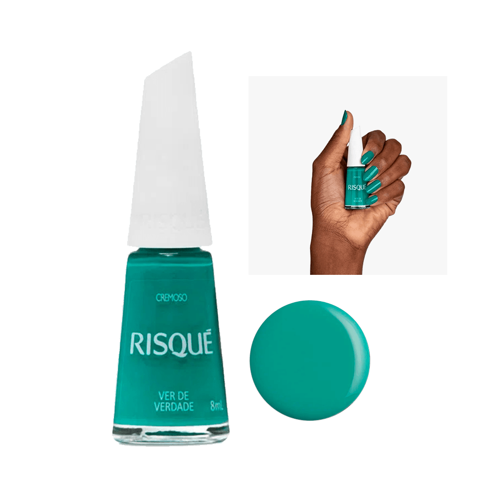Esmalte Risqué Coloridos Ver de Verdade