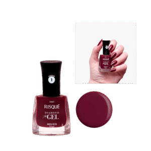 Esmalte Risqué Diamond Gel Amora Negra