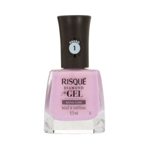 Esmalte Risqué Diamond Gel Buquê de Hortênsias