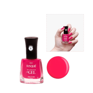 Esmalte Risqué Diamond Gel Creme de Pitaya Rosa Cremoso