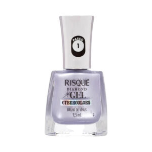 Esmalte Risqué Diamond Gel Cybercolors Brilho de Vênus