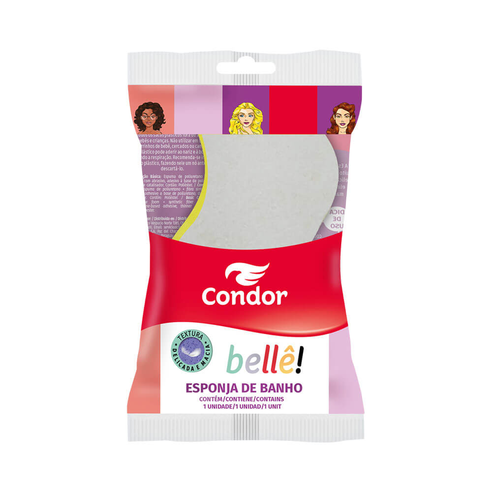 Esponja de Banho Condor Bellê!
