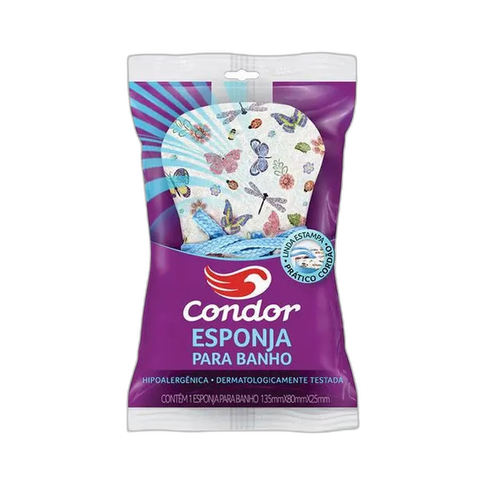 Esponja de Banho Condor com Cordão