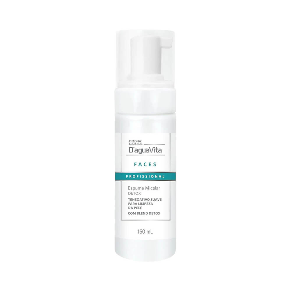 Espuma Micelar D'agua Vita Faces Detox 160ml