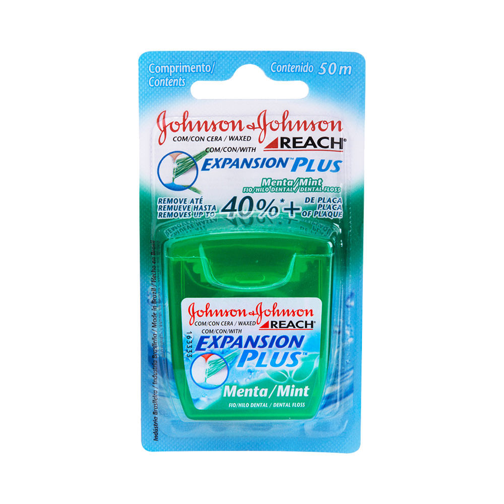 Fio Dental Johnson & Johnson Reach Menta M