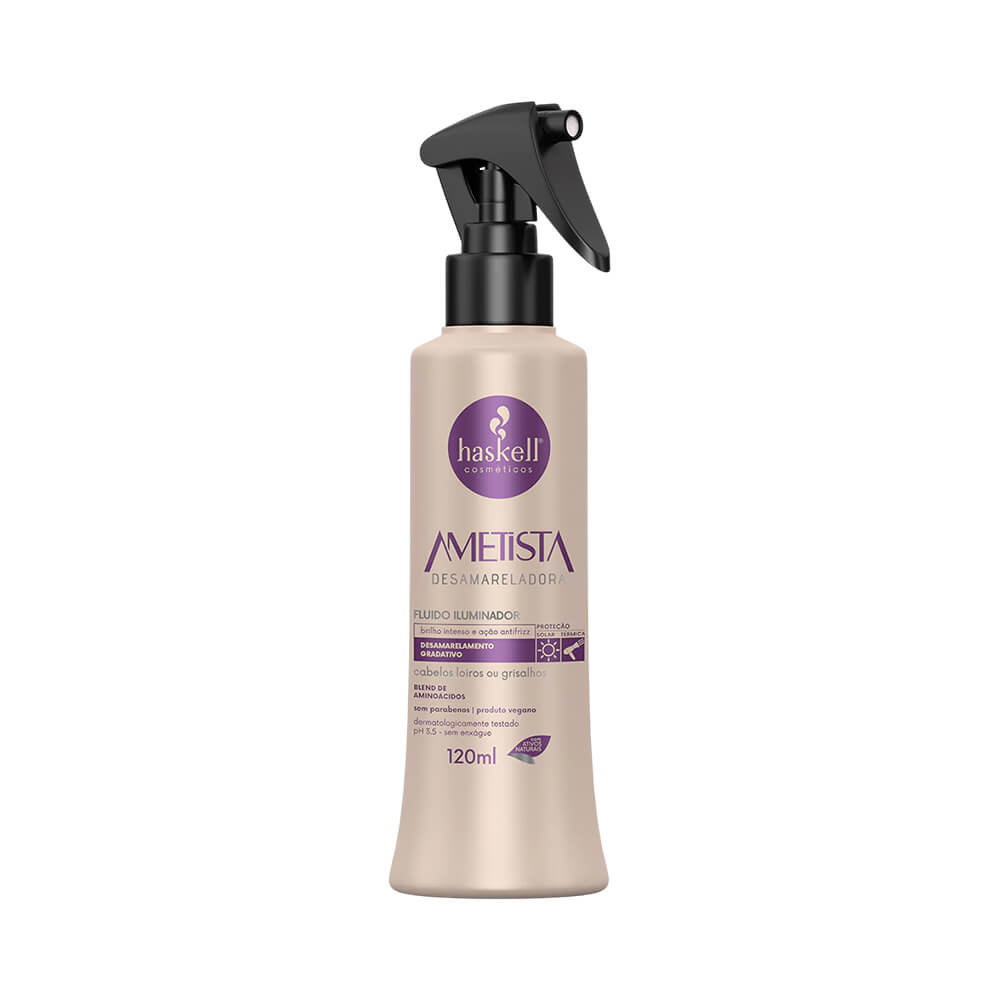 Fluido Iluminador Haskell Ametista Desamareladora 120ml
