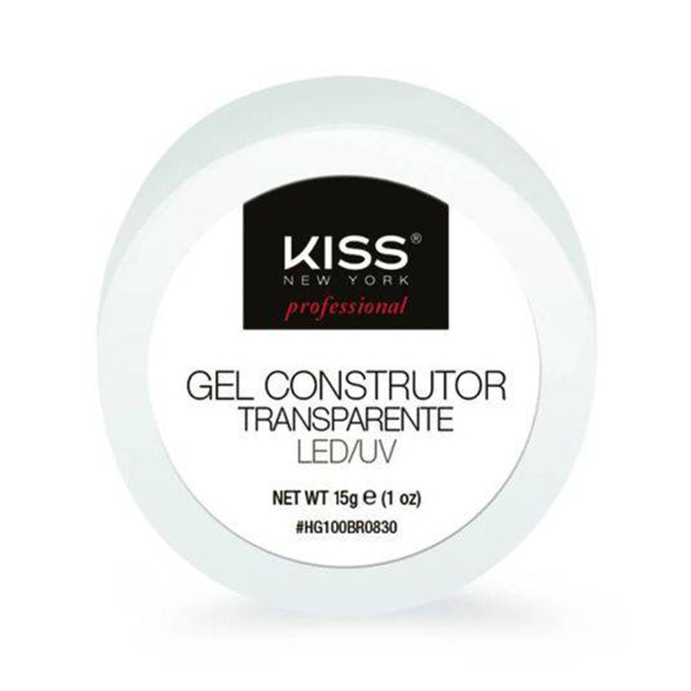 Gel Construtor Kiss New York LED/UV Transparente