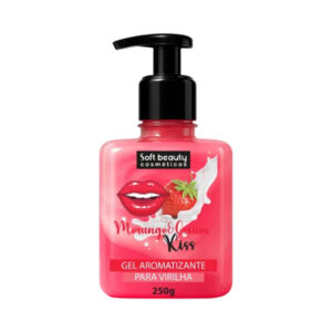 Gel Creme Soft Beauty Aromatizante para Virilha Morango & Cream 250g