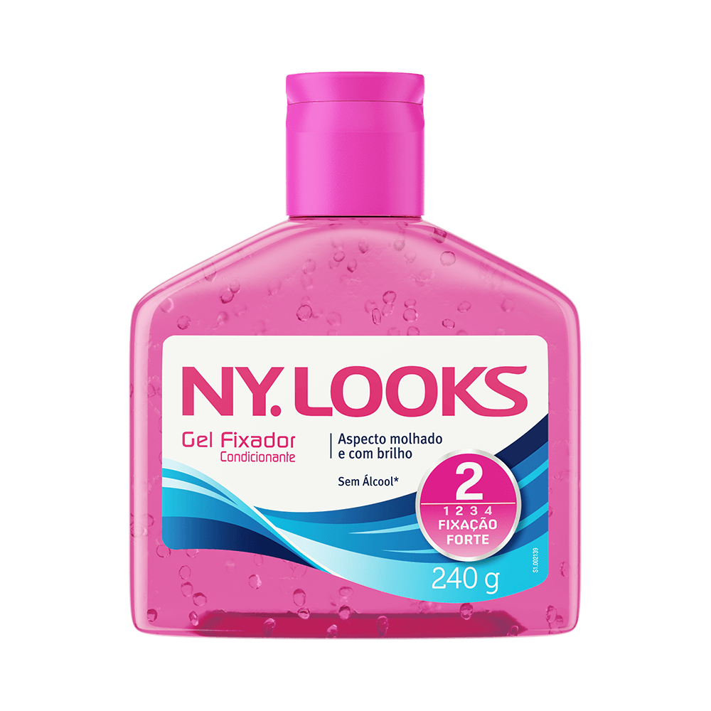 Gel Fixador Ny. Looks 2 Forte 240g