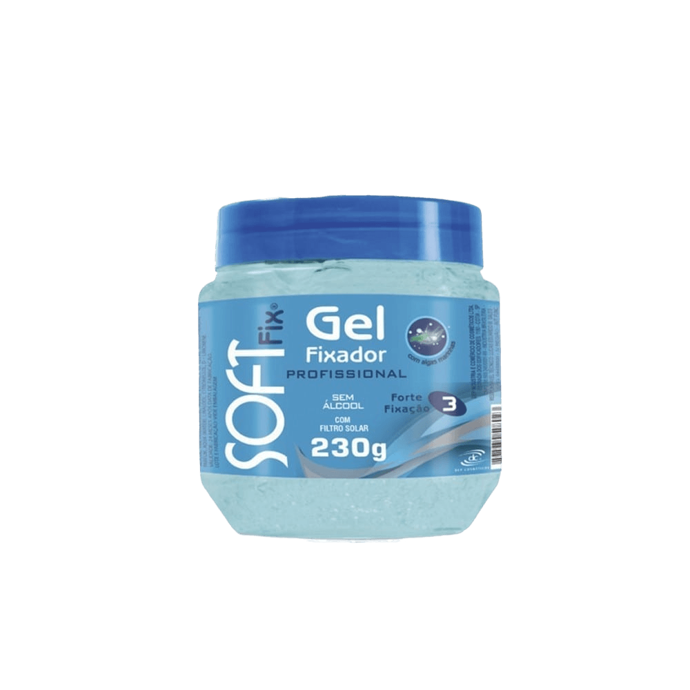 Gel Fixador Pote Soft Fix Azul 230g