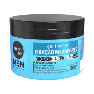 Gel Fixador Salon Line Men Essence Fixação Mega Forte 300g