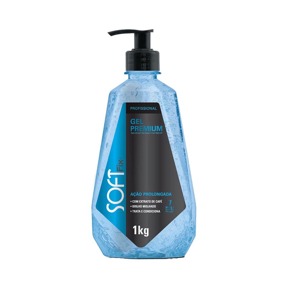 Gel Premium SoftFix Ação Prolongada Sem Álcool 1000g